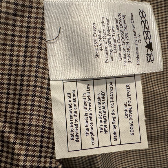 Eddie Bauer Quilted Hunting Jacket w/Leather Accents - Picture 3 of 4